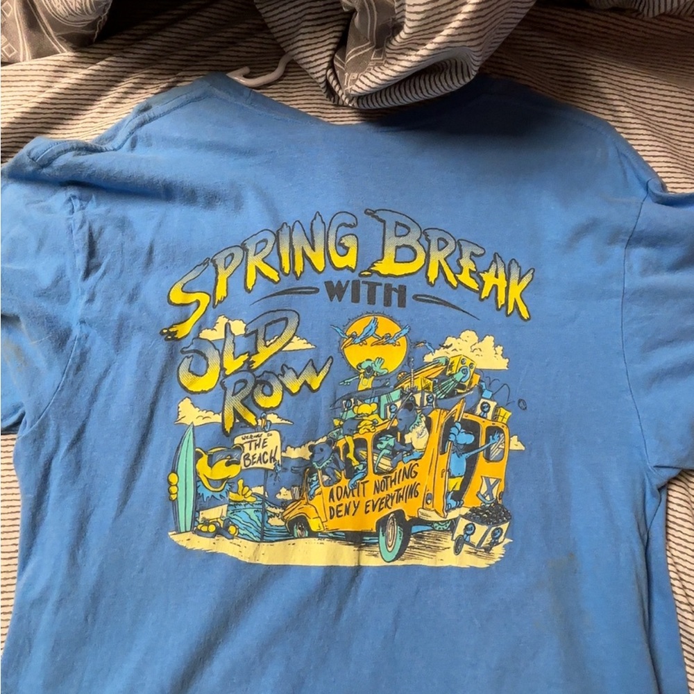 Blue Graphic Tee for Men